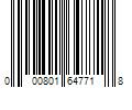 Barcode Image for UPC code 000801647718