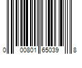 Barcode Image for UPC code 000801650398