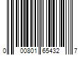 Barcode Image for UPC code 000801654327