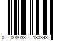 Barcode Image for UPC code 0008033130343