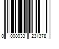 Barcode Image for UPC code 0008033231378