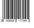 Barcode Image for UPC code 0008080117045