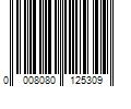 Barcode Image for UPC code 0008080125309