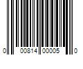 Barcode Image for UPC code 000814000050