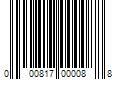 Barcode Image for UPC code 000817000088