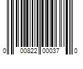 Barcode Image for UPC code 000822000370