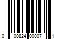 Barcode Image for UPC code 000824000071