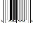 Barcode Image for UPC code 000824000088