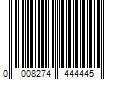 Barcode Image for UPC code 0008274444445