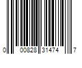 Barcode Image for UPC code 000828314747