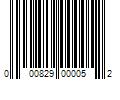 Barcode Image for UPC code 000829000052