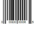 Barcode Image for UPC code 000830000065. Product Name: G3 Alpinist+ Grip Climbing Skins 2022 size 183-199Cm X 115mm Nylon