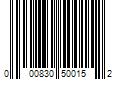 Barcode Image for UPC code 000830500152