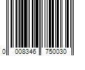 Barcode Image for UPC code 0008346750030