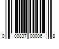 Barcode Image for UPC code 000837000068