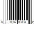 Barcode Image for UPC code 000837000082