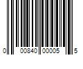 Barcode Image for UPC code 000840000055