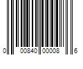 Barcode Image for UPC code 000840000086