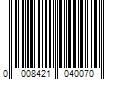 Barcode Image for UPC code 0008421040070