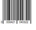 Barcode Image for UPC code 0008421040322