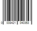 Barcode Image for UPC code 0008421040353