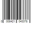 Barcode Image for UPC code 0008421043378