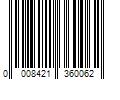 Barcode Image for UPC code 0008421360062