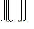 Barcode Image for UPC code 0008421830381