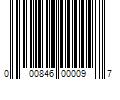 Barcode Image for UPC code 000846000097