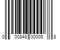 Barcode Image for UPC code 000848000088