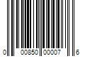 Barcode Image for UPC code 000850000076