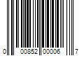 Barcode Image for UPC code 000852000067