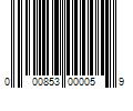 Barcode Image for UPC code 000853000059