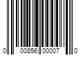 Barcode Image for UPC code 000856000070