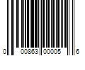 Barcode Image for UPC code 000863000056