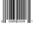 Barcode Image for UPC code 000865000061