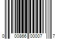 Barcode Image for UPC code 000866000077