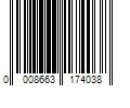 Barcode Image for UPC code 00086631740348