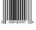 Barcode Image for UPC code 000867000076