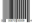 Barcode Image for UPC code 000870000094