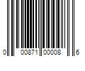 Barcode Image for UPC code 000871000086