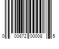 Barcode Image for UPC code 000872000085