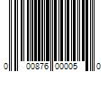 Barcode Image for UPC code 000876000050