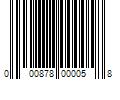 Barcode Image for UPC code 000878000058