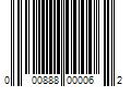 Barcode Image for UPC code 000888000062