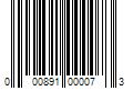 Barcode Image for UPC code 000891000073