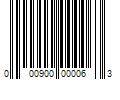 Barcode Image for UPC code 000900000063