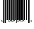 Barcode Image for UPC code 000900000155