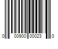 Barcode Image for UPC code 000900000230