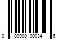 Barcode Image for UPC code 000900000346